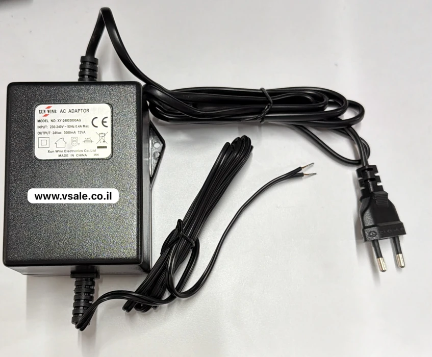 ספק כח שנאי 24V AC.