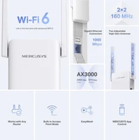 מגדיל טווח שקע MERCUSYS ME80X AX3000