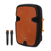 רמקול עוצמתי!! BT מוג' 15",2 מיקרופונים אלחוטיים,תדר 600W-FHU