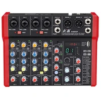 מיקסר 8 ערוצים עם 99 אפקטים DSP, נגן Bluetooth / mp3 ואפשרות הקלטה מחברת יצרן ICM